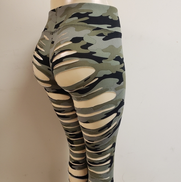 Pants - Army color leggings